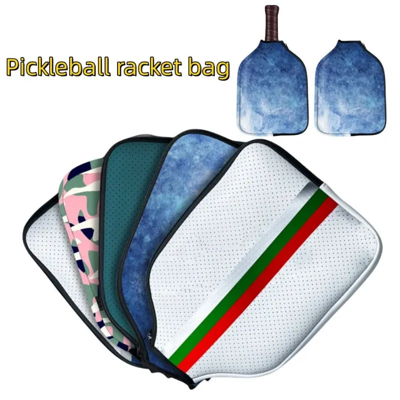 1 pcs Pickleball Paddle Bag Neoprene Pickleball Racket Cover