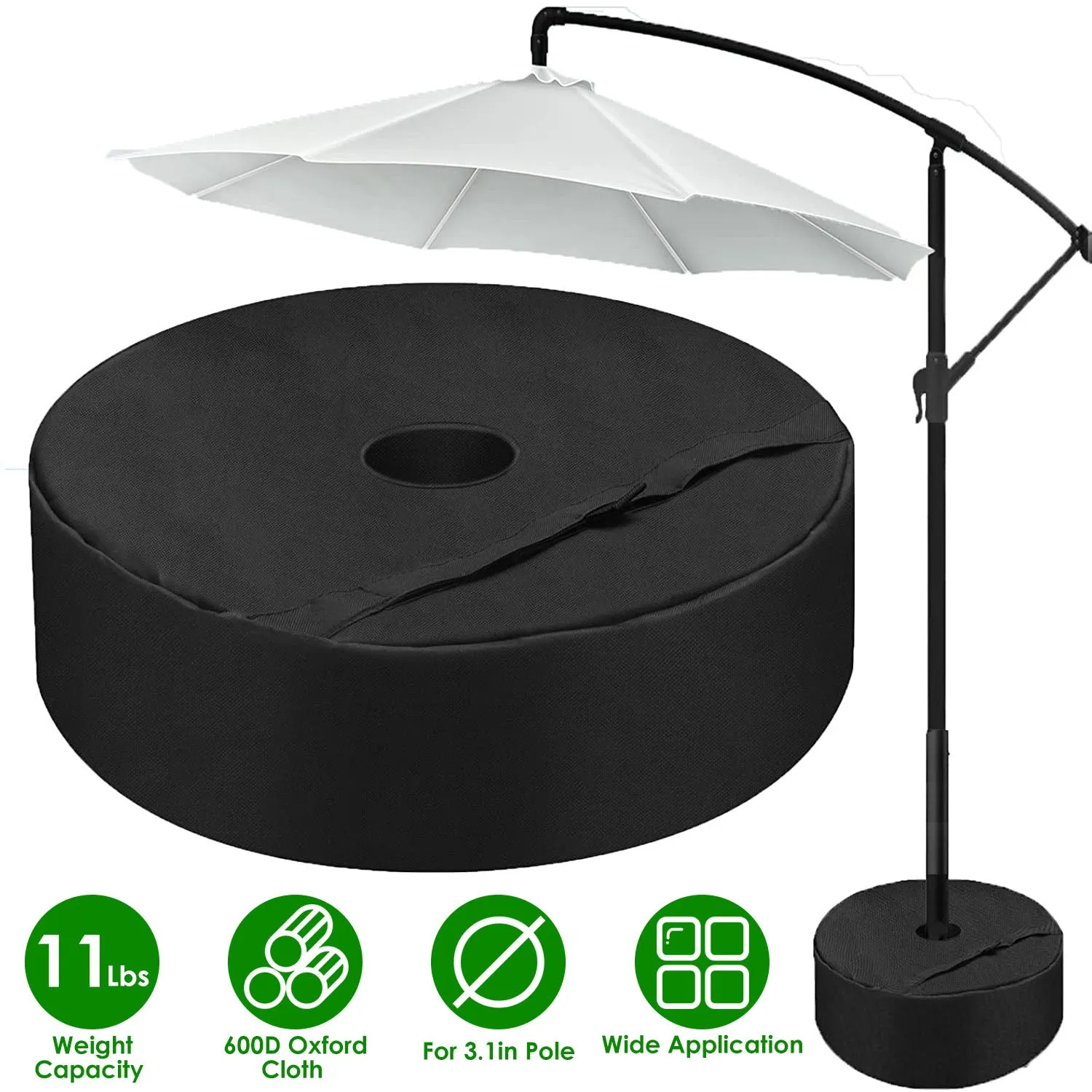 15” Patio Umbrella Base Weight Bag