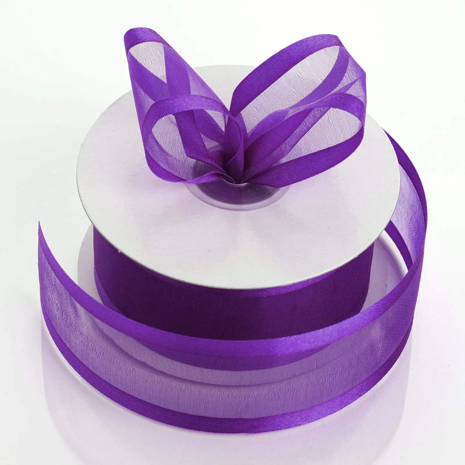 1.5" Purple Satin Edge Ribbon - 25 Yards