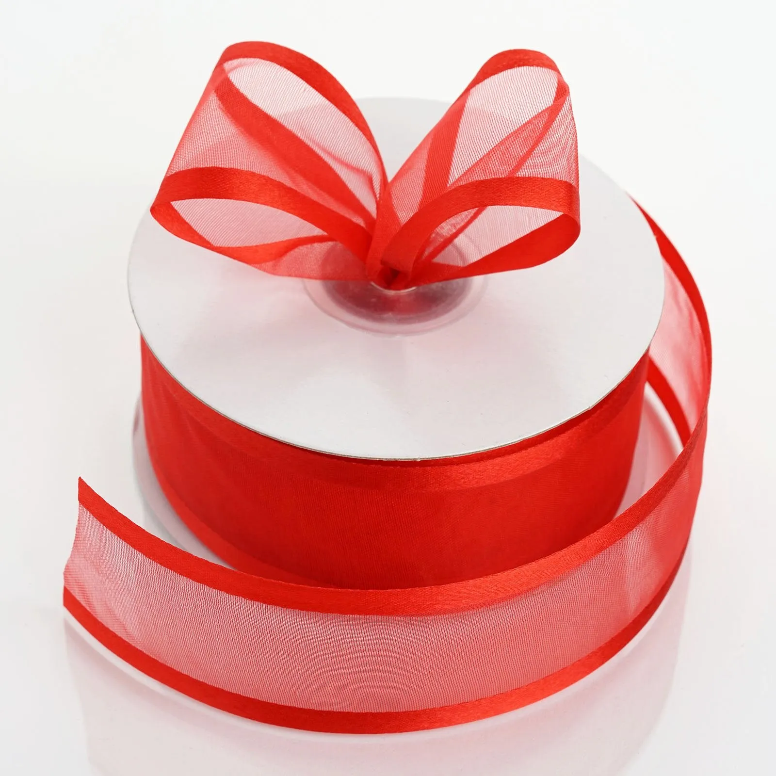 1.5" Red Satin Edge Ribbon - 25 Yards