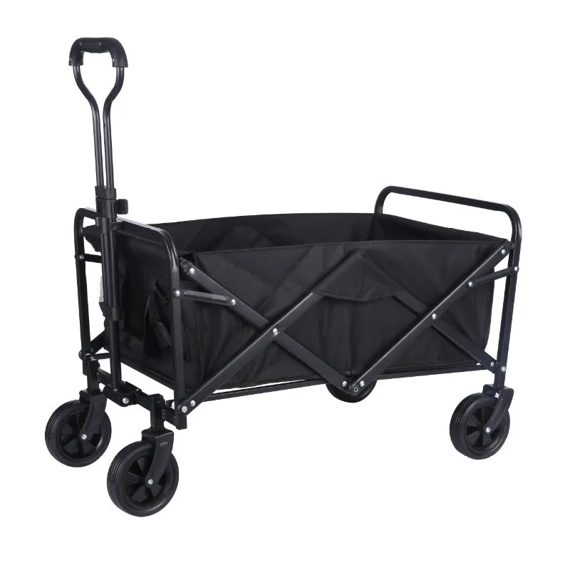 1pc Camping Cart, Folding Portable Lightweight Wagon For Outdoor Picnic Camping