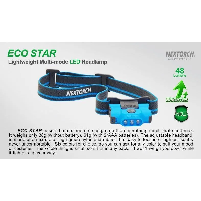 21180      ~ NEXTORCH ECO STAR 6PACK