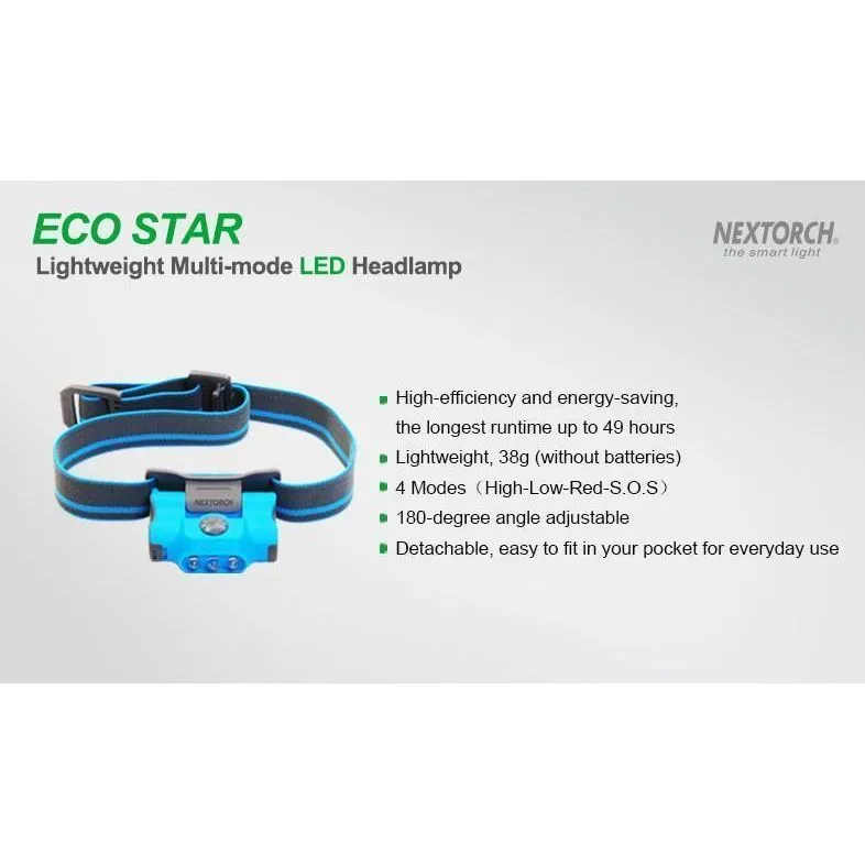 21180      ~ NEXTORCH ECO STAR 6PACK