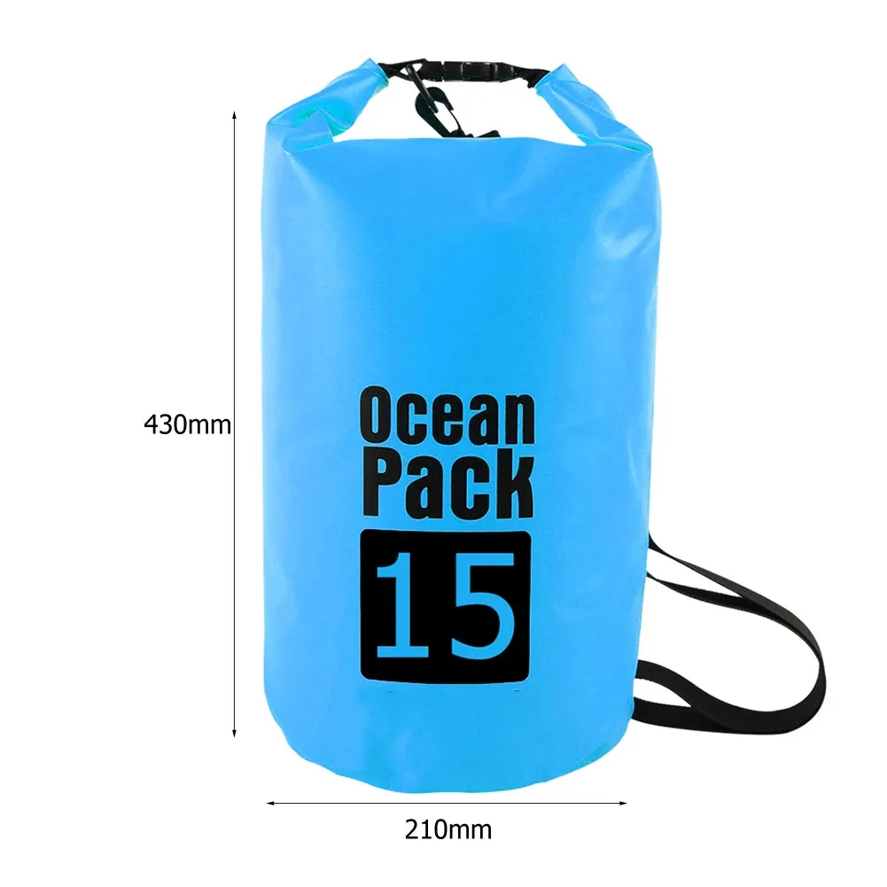 2L to 15L Waterproof Dry Bag for Multiple Water Sports