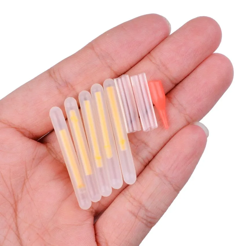 5/25/50 PCS Fishing Float Light Stick Fluorescent Lightstick Night Float Rod Light Dark Glow Stick Useful Lots Fishing Tackle