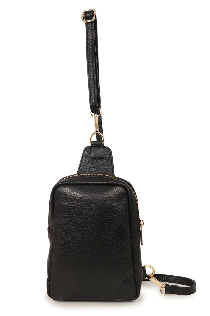 6554 Italian Leather Sling Bag