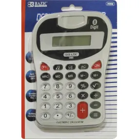 8-Digit Desktop Calculator with Tone Silver