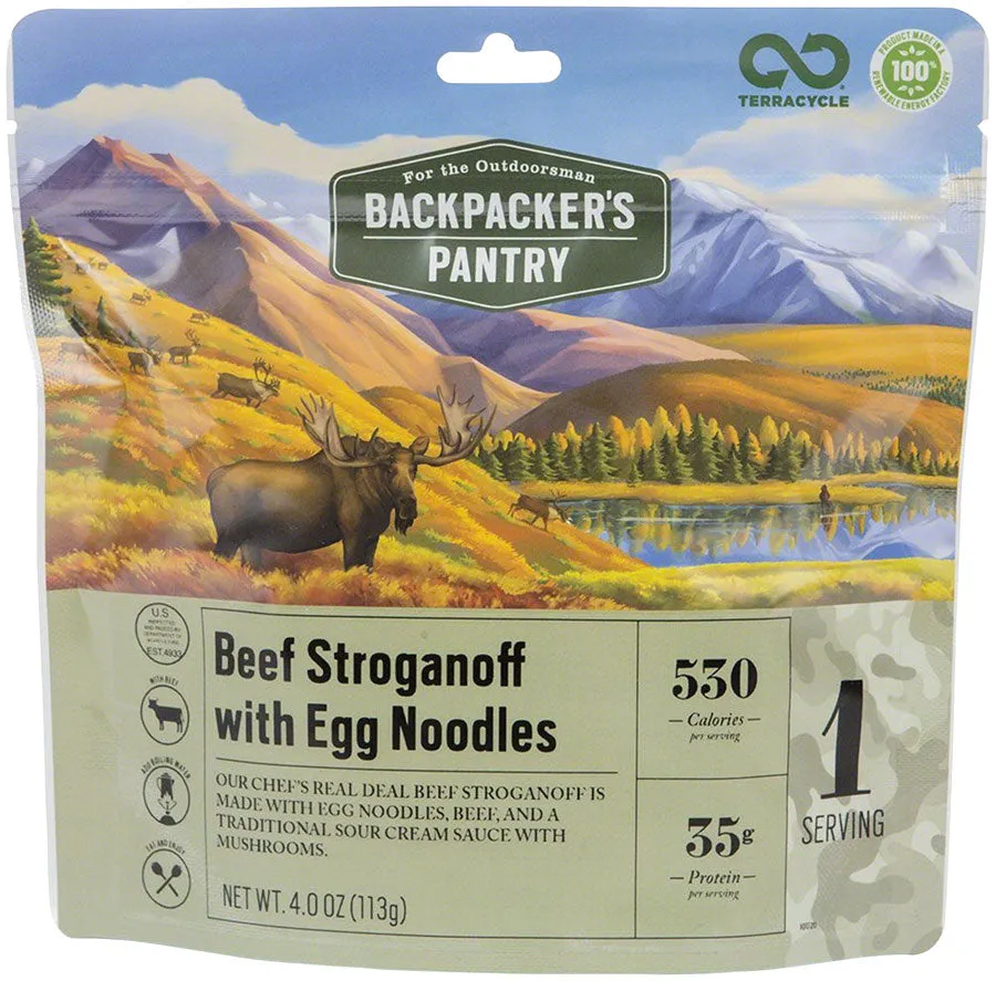 Backpacker's Pantry Outdoorsman Beef Stroganoff with Egg Noodles