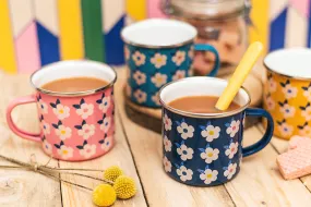 Beautiful Set of Colourful Enamel Mugs - Enamelhappy