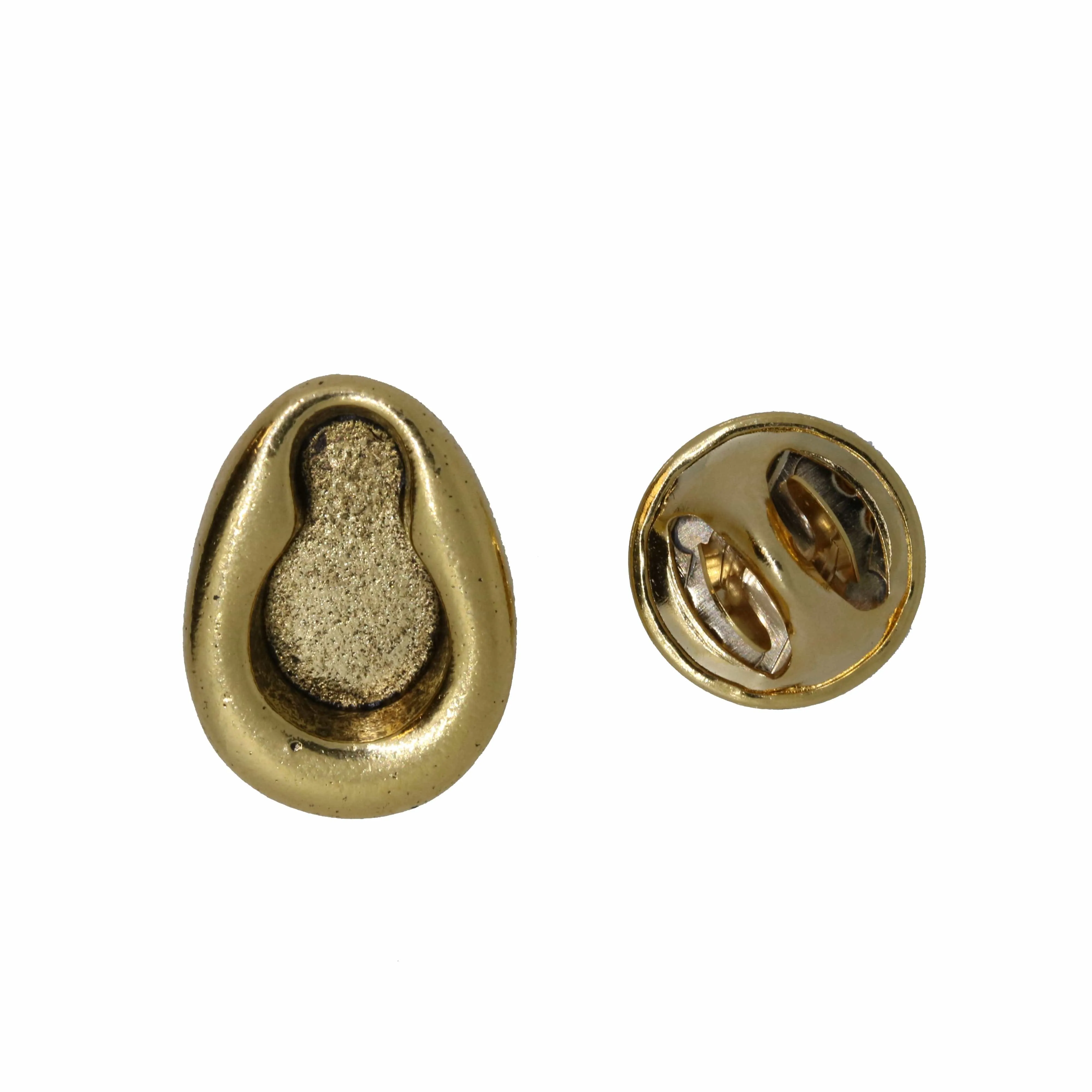 Bed Pan Gold Lapel Pin