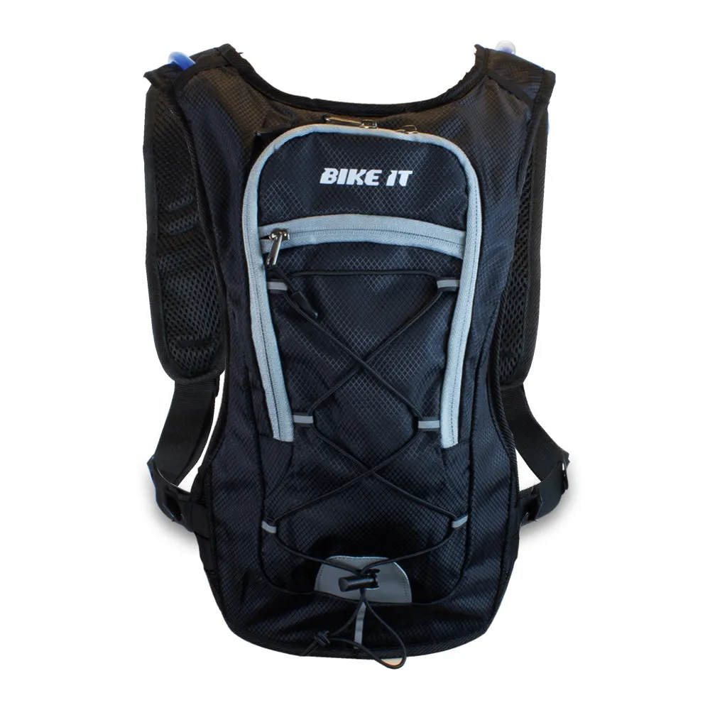 Bike It Hydration Backpack With 2L Water Bladder