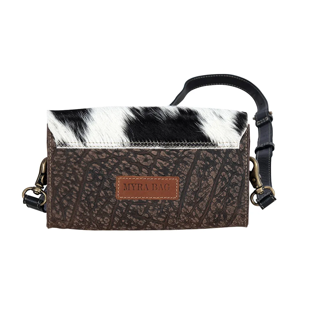 Blazing Bull Trail Leather & Hairon Bag