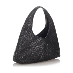 Bottega Veneta Intrecciato Leather Hobo Bag (SHG-27029)