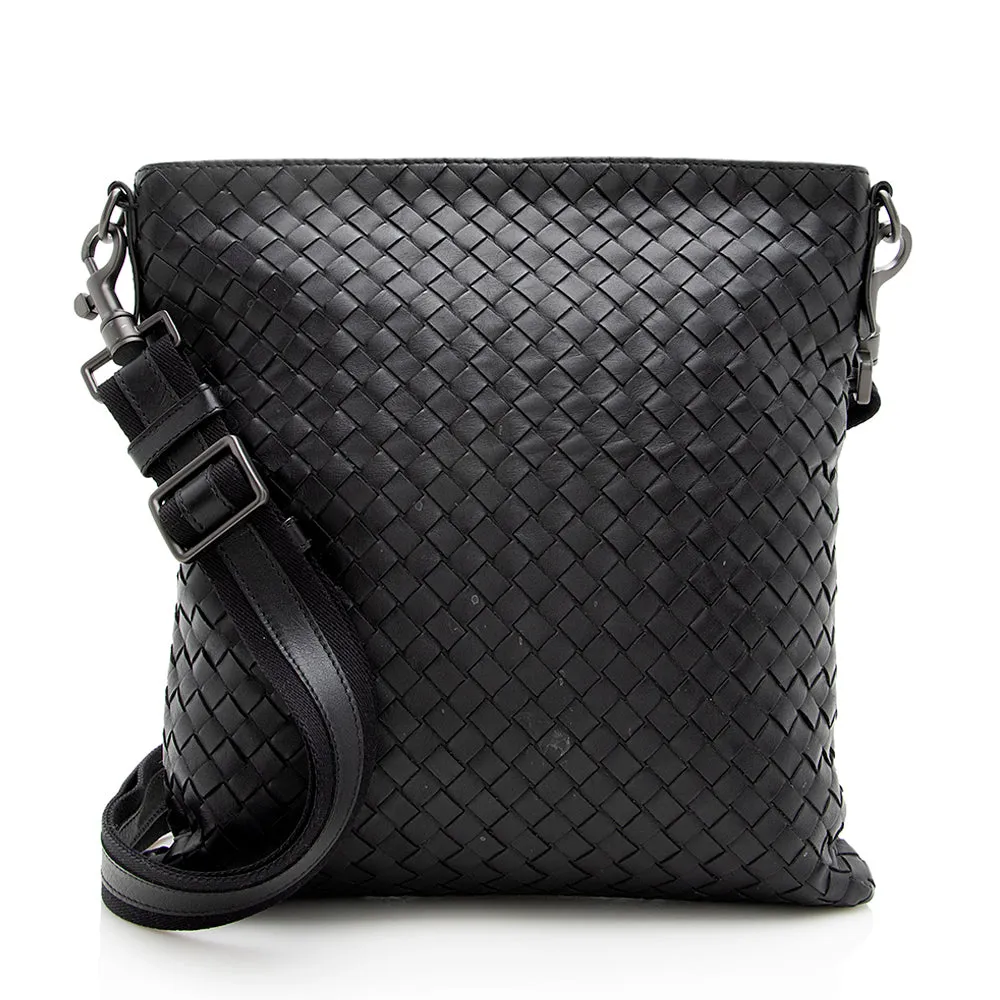 Bottega Veneta Intrecciato Nappa Large Messenger Bag (SHF-18867)