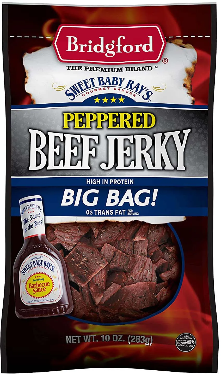 Bridgford Sweet Baby Rays Beef Jerky 10 oz