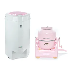 Bundle Pink Wonderwash Washing Machine with Rose Ninja Spin Dryer