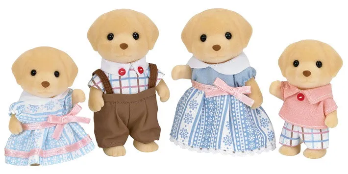 Calico Critters Yellow Labrador Family