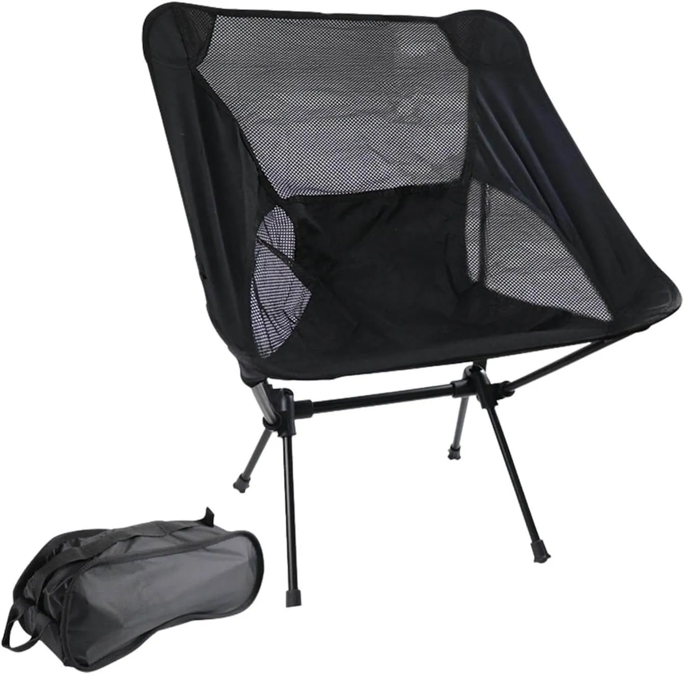 Camping Chair/Outdoor Folding Chair-Black