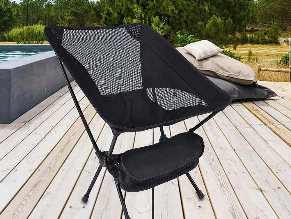 Camping Chair/Outdoor Folding Chair-Black