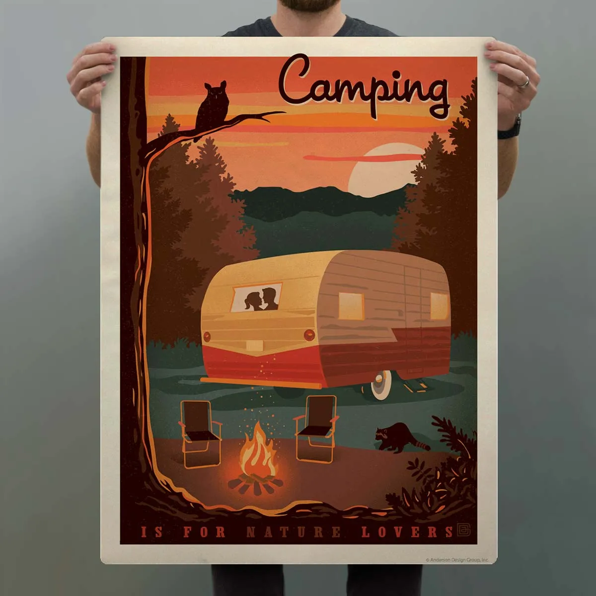 Camping Is For Nature Lovers Decal