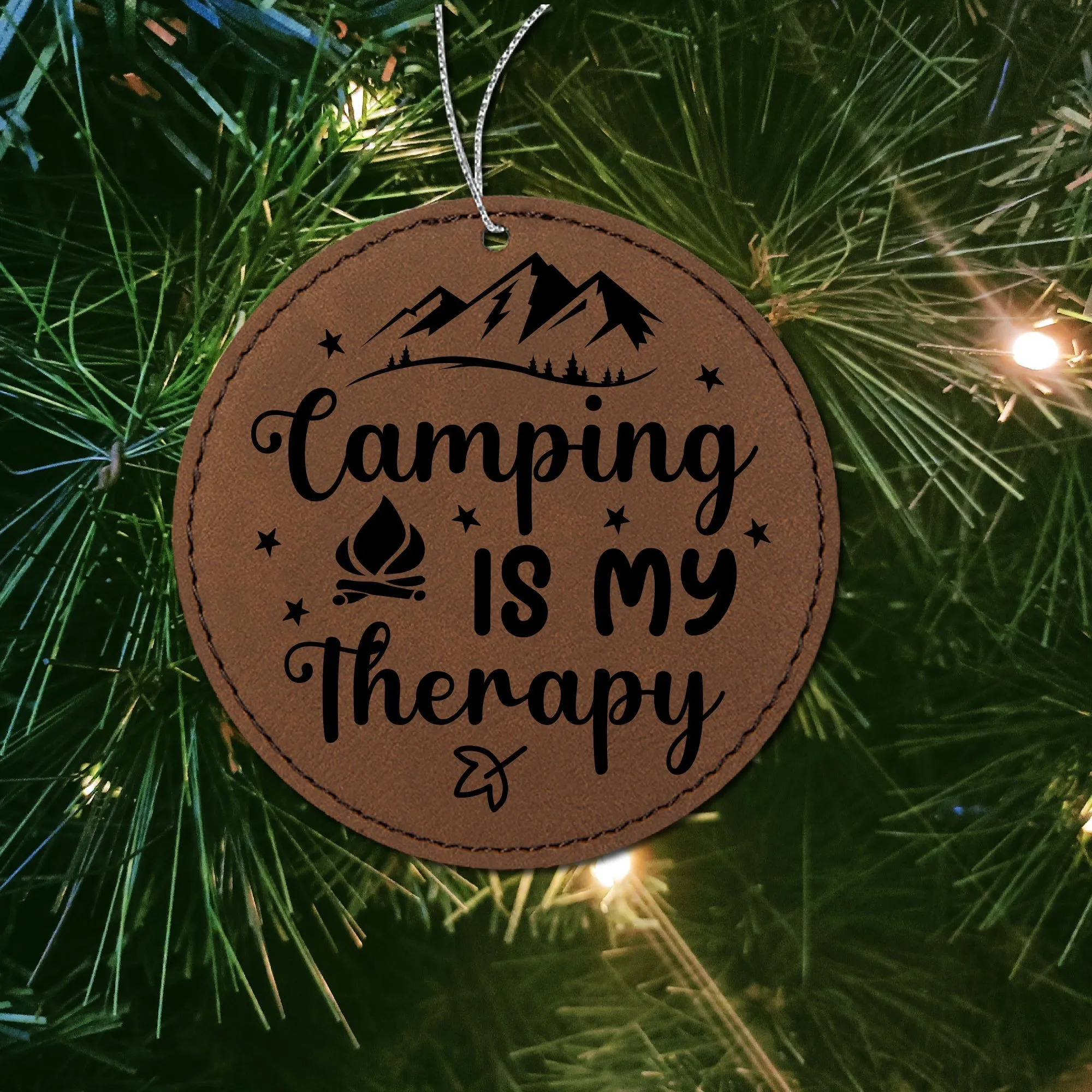 Camping is my Therapy Ornament