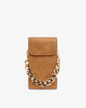 Celeste Phone Bag - Vintage Tan