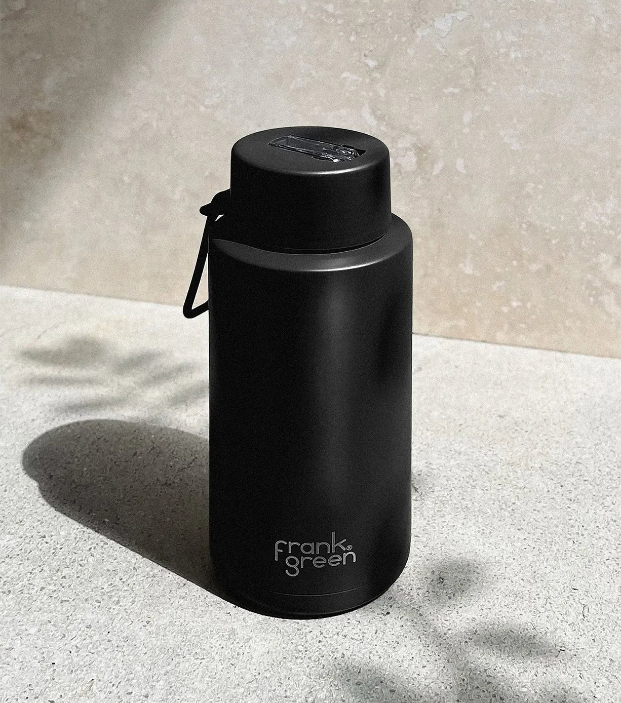 Ceramic Reusable Bottle - Midnight 34oz 1Lt