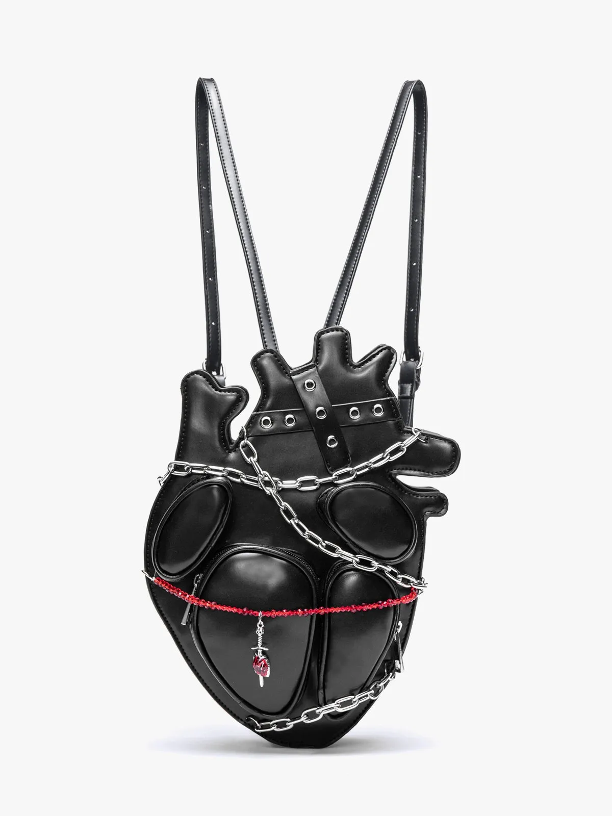 Chained Dark Heart Bag