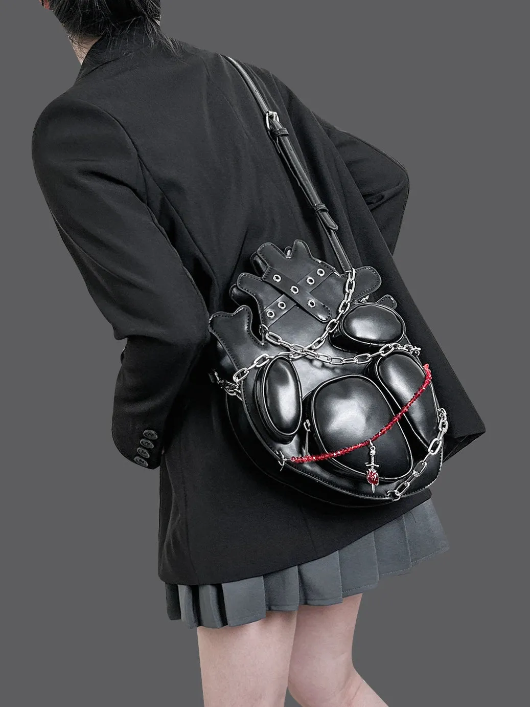 Chained Dark Heart Bag