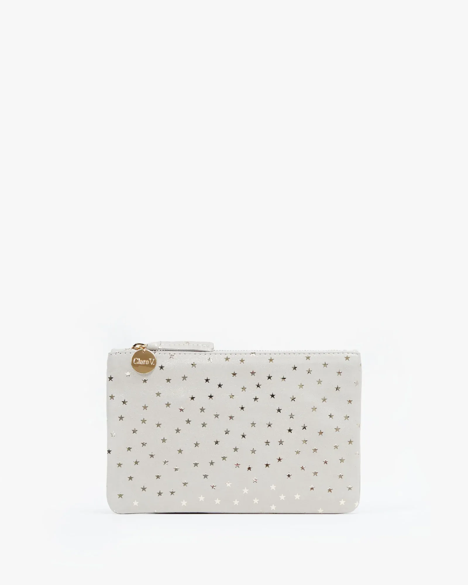 Clare V - Wallet Clutch in Shimmer Stars