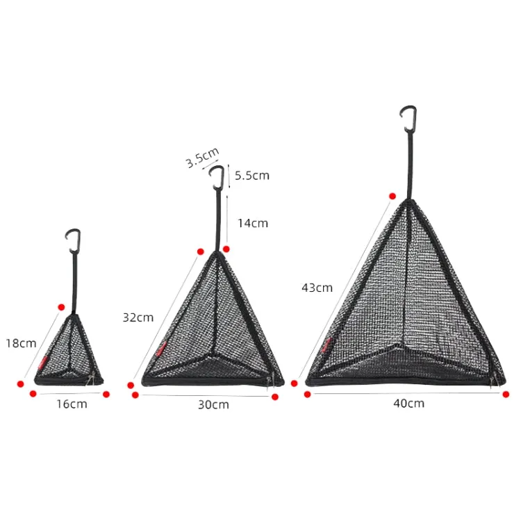 CLS Outdoor Triangular Foldable Storage Mesh Bag L