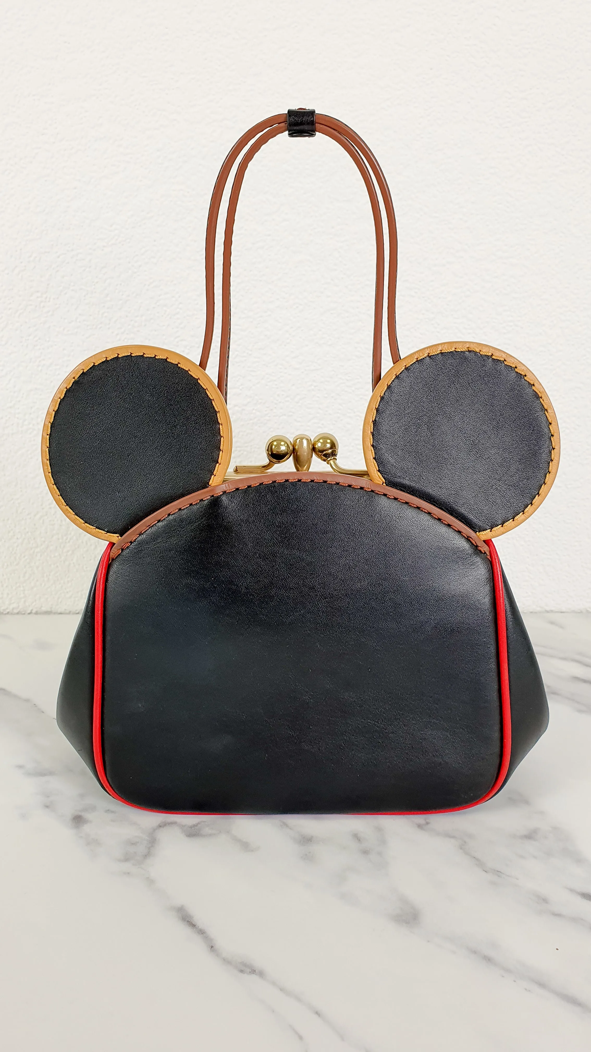 Coach x Disney x Keith Haring Mickey Mouse Ears Bag With Kisslock & Chain Strap LIMITED EDITION - Handbag Coach 4720