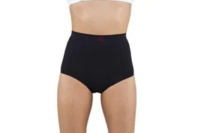 Comfizz Womens Ostomy/Hernia/Post Op Support Briefs High Waist Lvl 2 Black XL/XXL