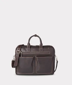 Cosimo Briefcase :: Espresso