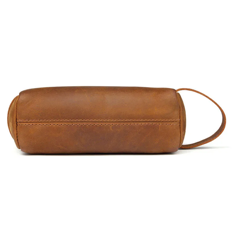 Crazy Horse Leather Toiletry Bag