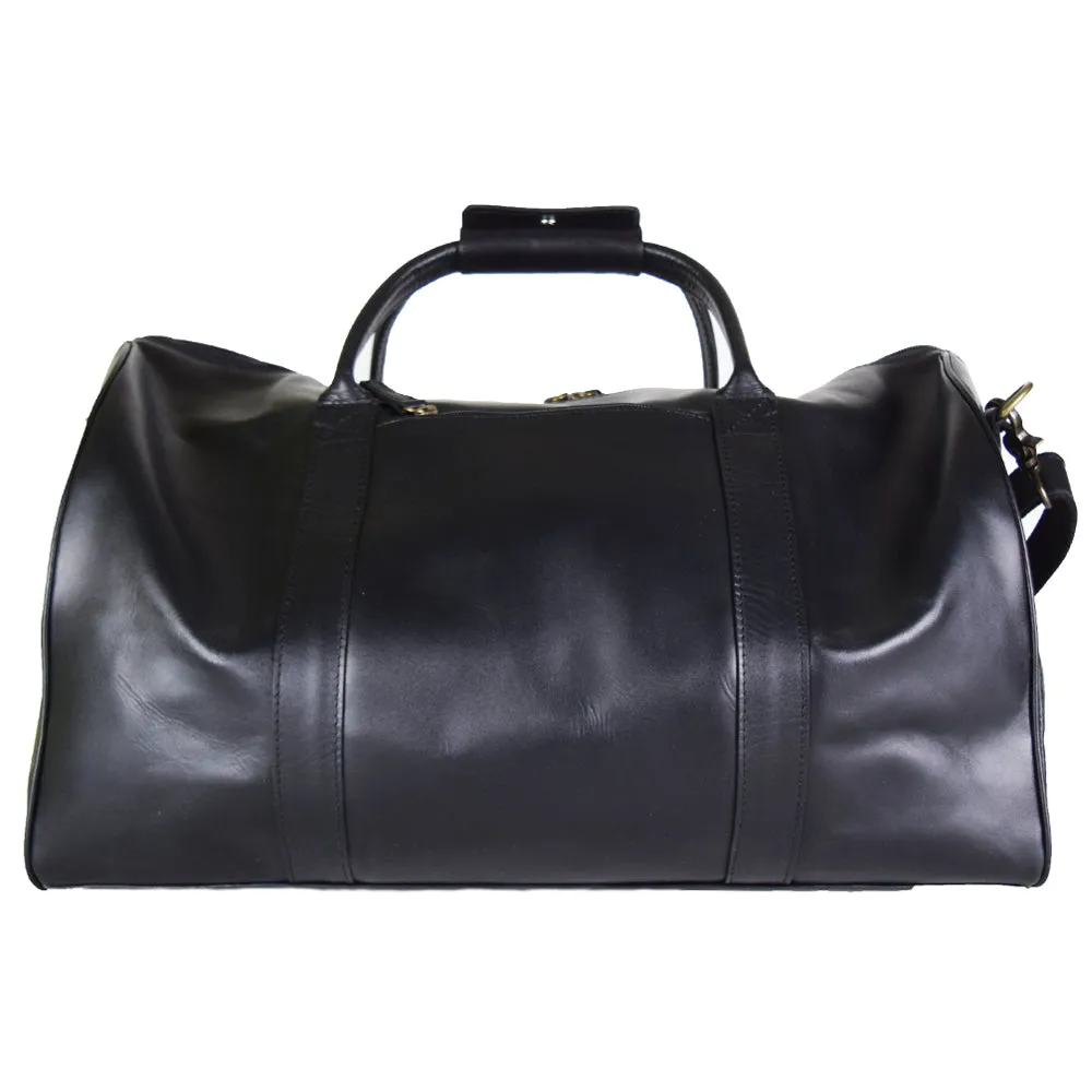 Duffel X-Large in Black Leather - FINAL SALE NO EXCHANGE