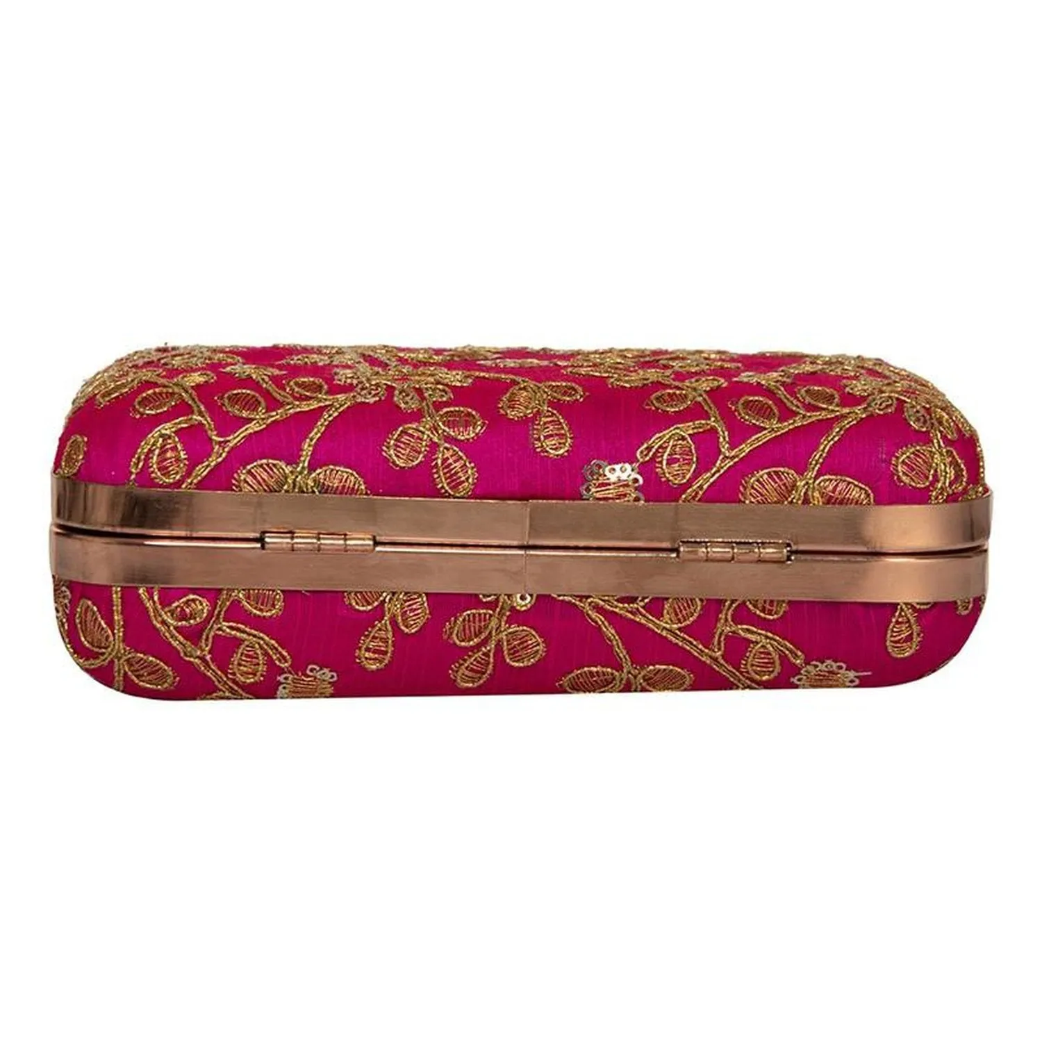 Exotic Hot Pink Party wear Bridal Fancy Designer clutch bag