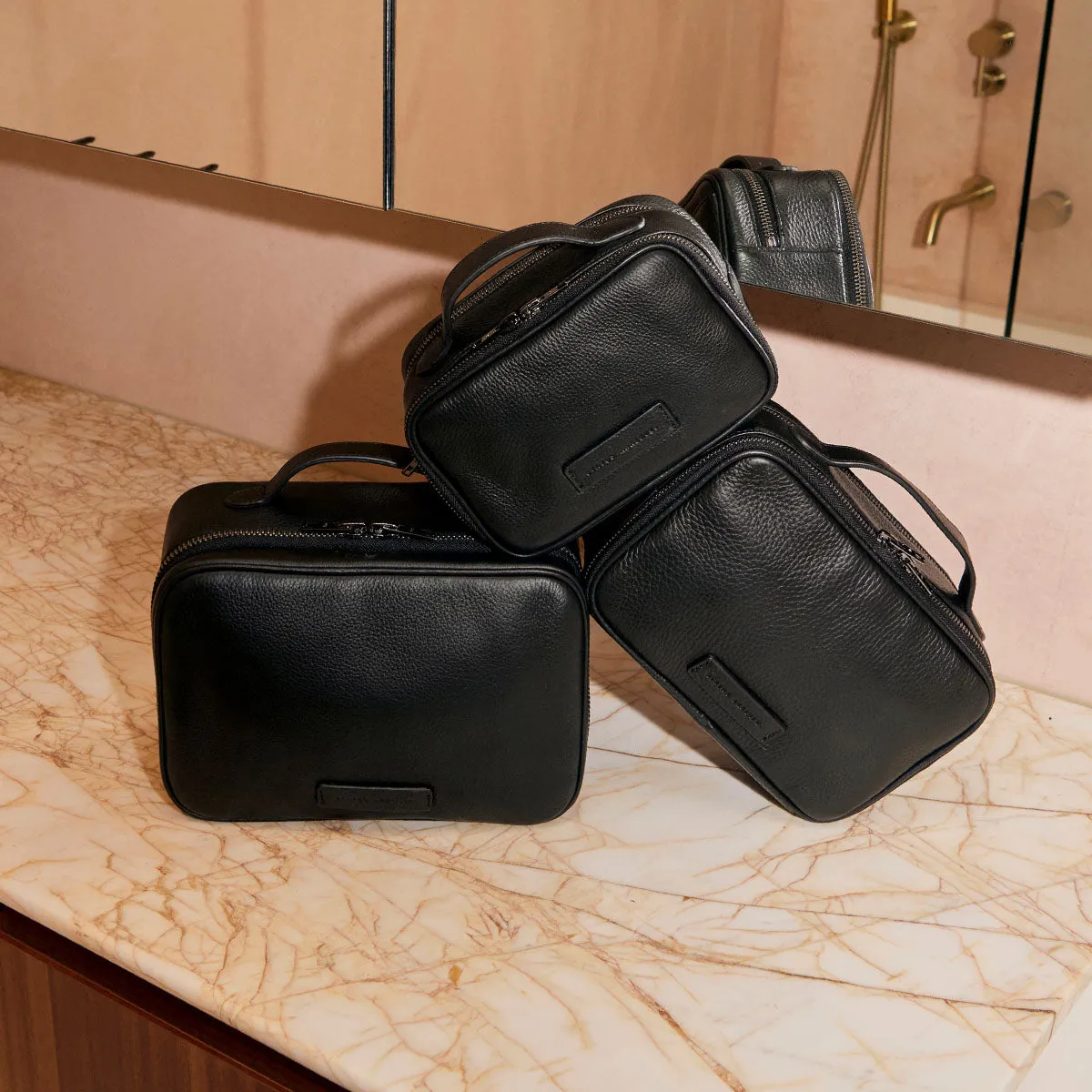 Farther Away Toiletry Bag - Black