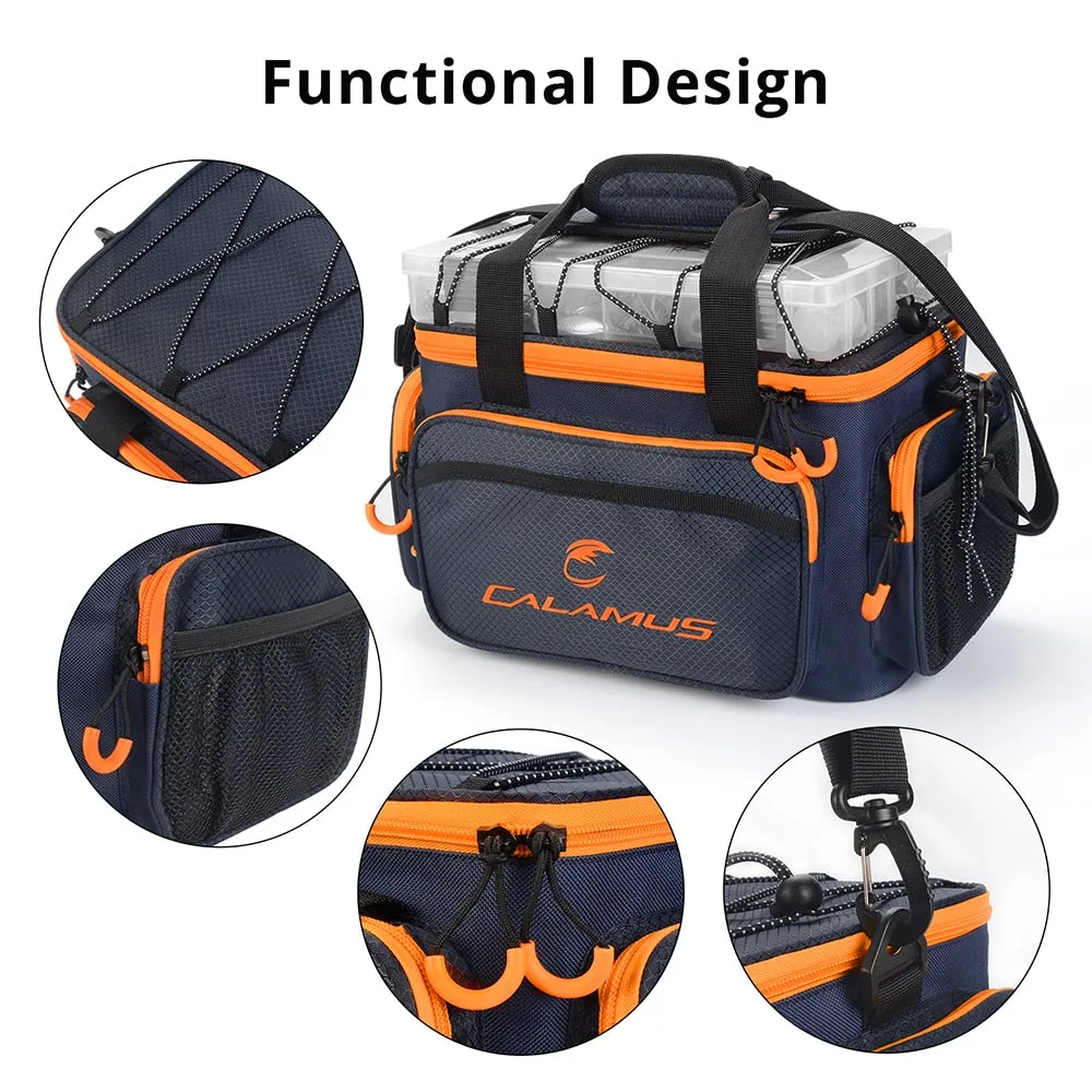 Fishing Bag Large Capacity Multifunctional Lure Fishing Tackle Pack Outdoor Waist Bags Fishing Boxes Plier Storage