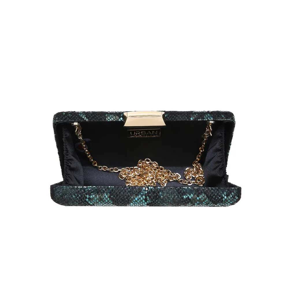 Flora Snake Evening Bag