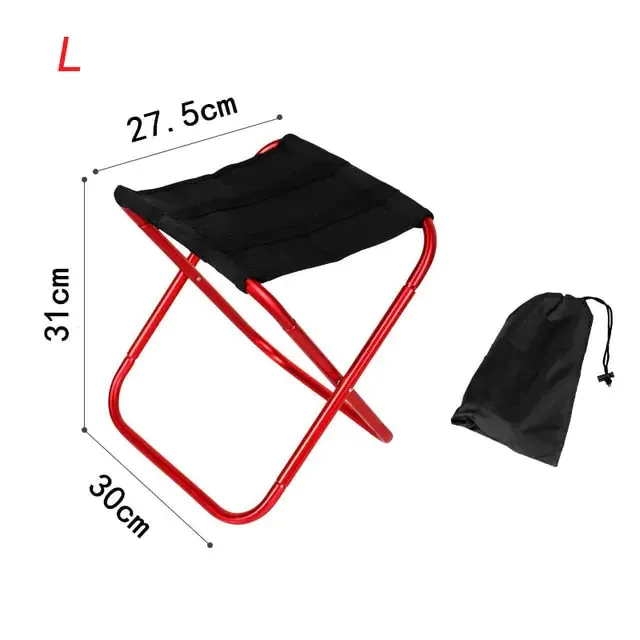 Foldable Aluminium & Oxford Camping Stool