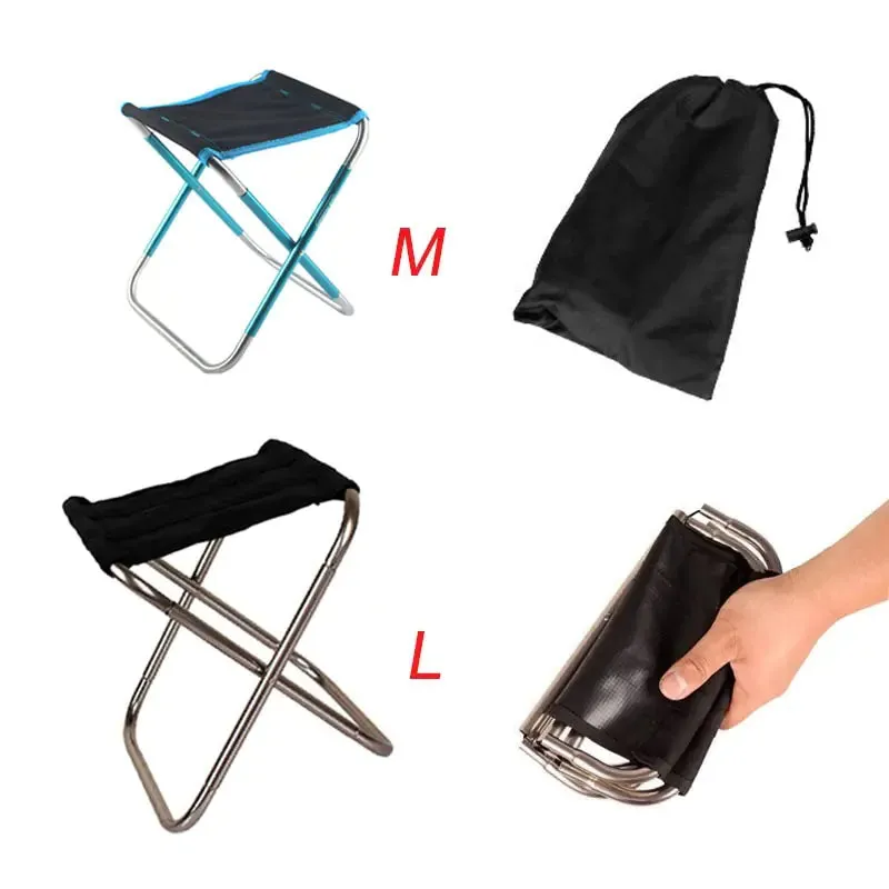 Foldable Aluminium & Oxford Camping Stool