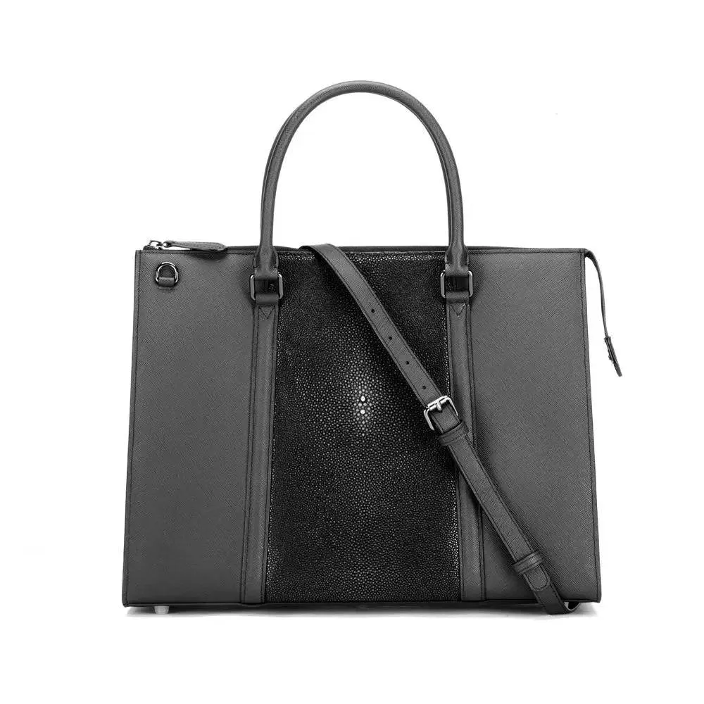 GenuinePearl Stingray Leather Briefcase For Men