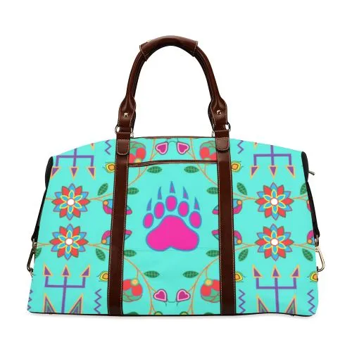 Geometric Floral Fall-Sky Classic Travel Bag