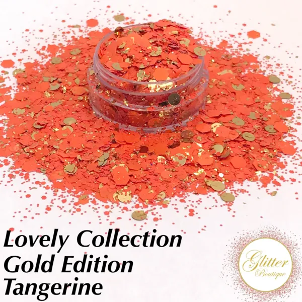 Glitter Boutique Lovely Collection Gold Edition - Tangerine