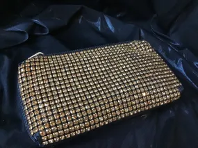 Gold Rhinestone Evening Bag