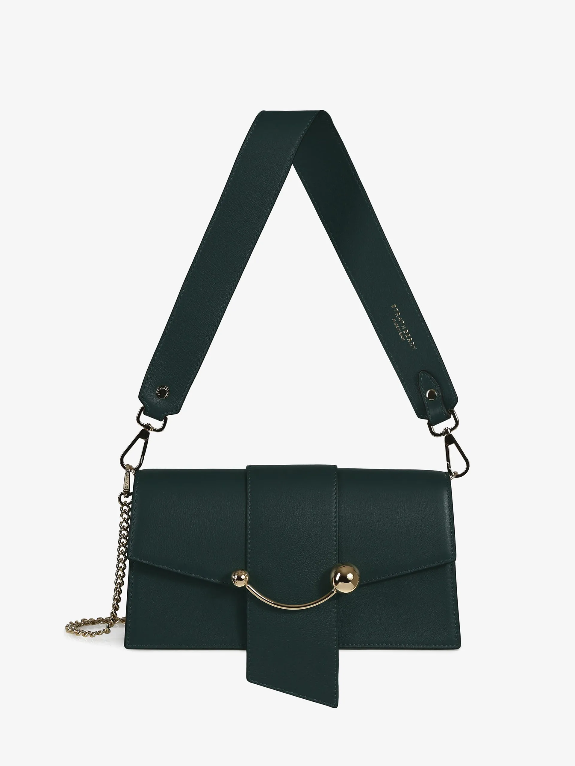 Green Mini Crescent shoulder bag