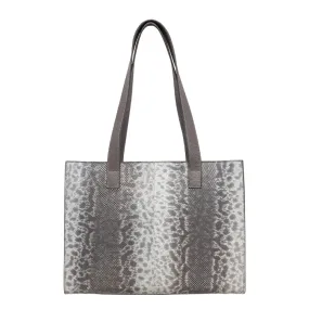 Grey Python Karung Printed Sophia