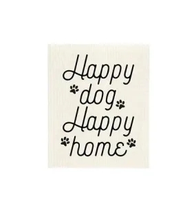 Happy Dog Happy Home Sponge Cloth