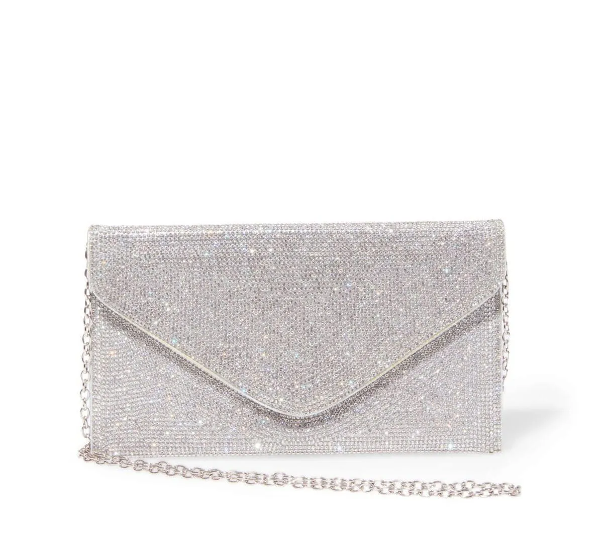 HD2521 Rhinestone Embellished Envelope Clutch